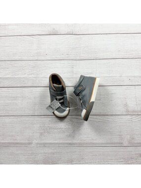 See Kai Run High Top Sneakers Velcro Strap Shoes Elastic Lace Toddler NWT 8